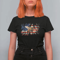 Patriotic Beekeeper T Shirt For Women Bee American Flag Beekeeping