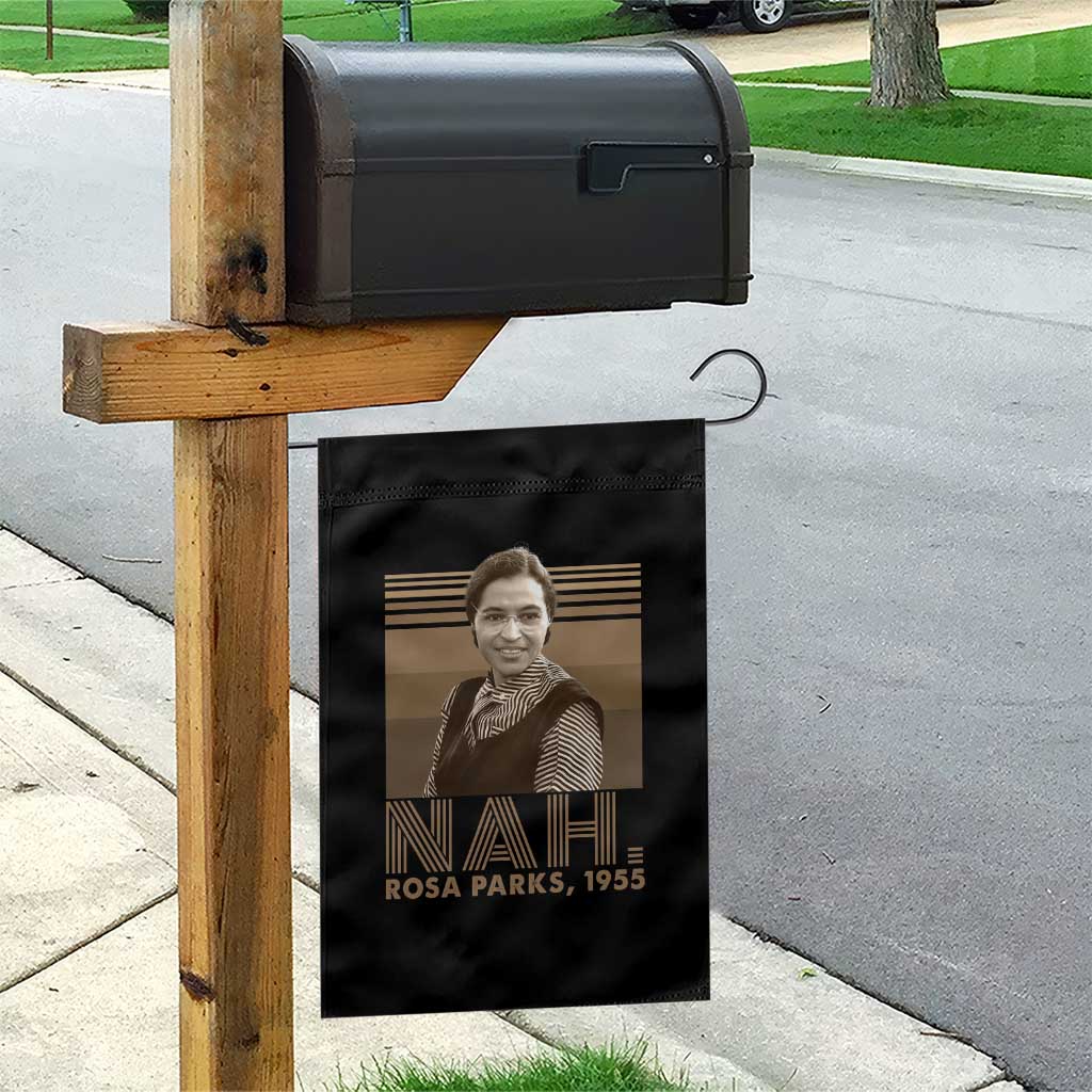 Rosa Parks Quote Garden Flag Nah 1955 Melanin Black History Month