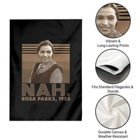 Rosa Parks Quote Garden Flag Nah 1955 Melanin Black History Month