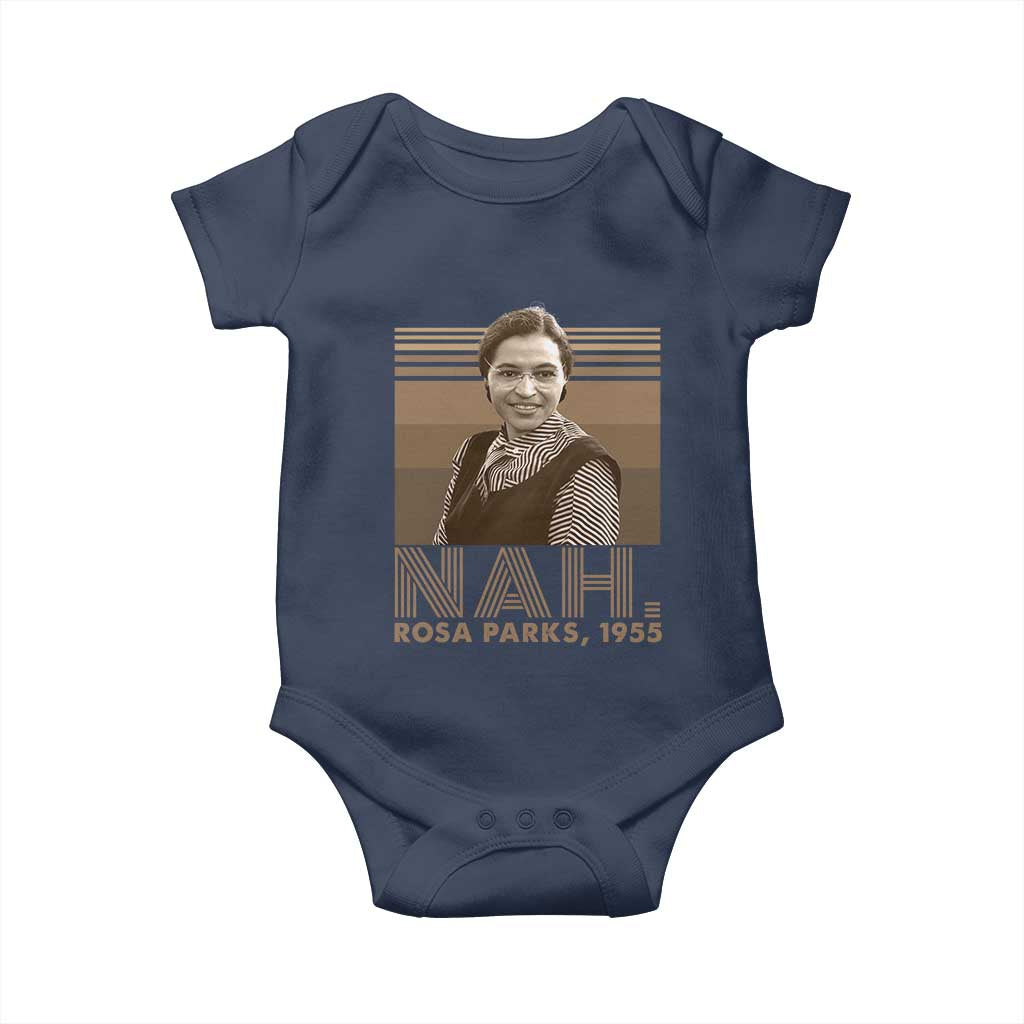 Rosa Parks Quote Baby Onesie Nah 1955 Melanin Black History Month