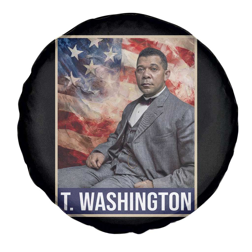 Booker Taliaferro Washington Spare Tire Cover African American Educator Black History Month