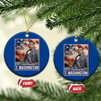 Booker Taliaferro Washington Ceramic Ornament African American Educator Black History Month