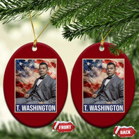 Booker Taliaferro Washington Ceramic Ornament African American Educator Black History Month