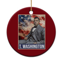 Booker Taliaferro Washington Ceramic Ornament African American Educator Black History Month