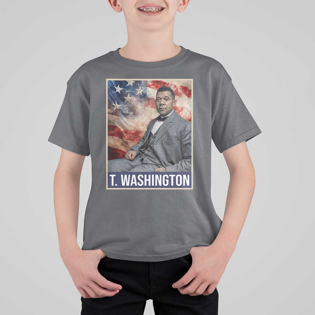 Booker Taliaferro Washington T Shirt For Kid African American Educator Black History Month