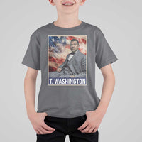 Booker Taliaferro Washington T Shirt For Kid African American Educator Black History Month