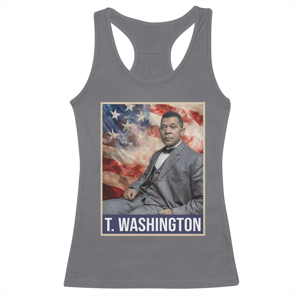 Booker Taliaferro Washington Racerback Tank Top African American Educator Black History Month