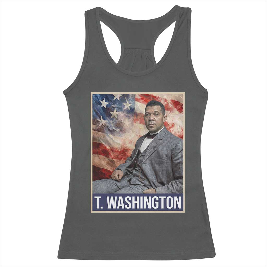 Booker Taliaferro Washington Racerback Tank Top African American Educator Black History Month