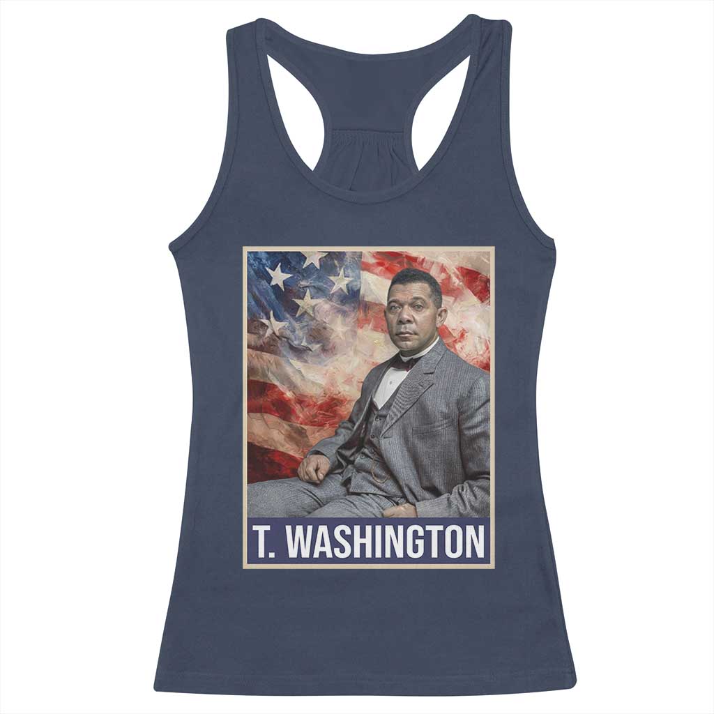 Booker Taliaferro Washington Racerback Tank Top African American Educator Black History Month