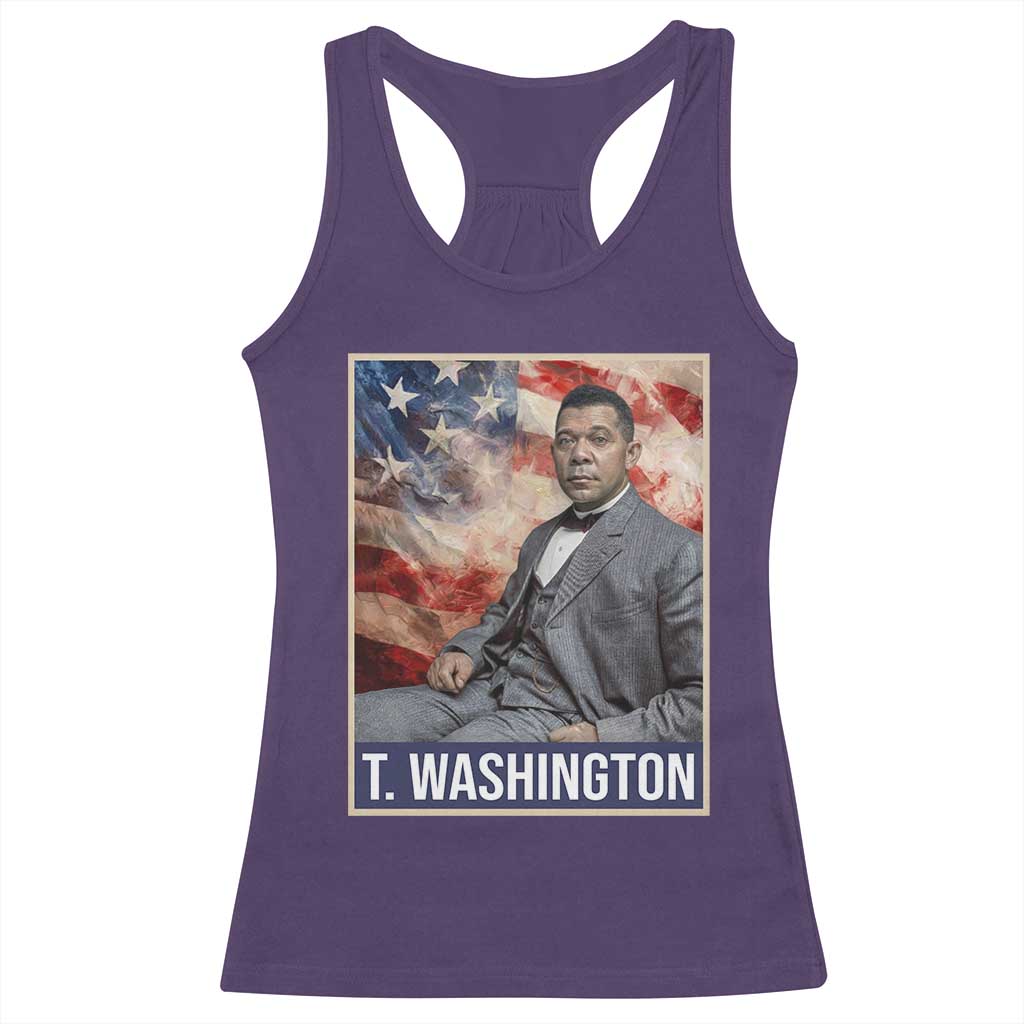 Booker Taliaferro Washington Racerback Tank Top African American Educator Black History Month