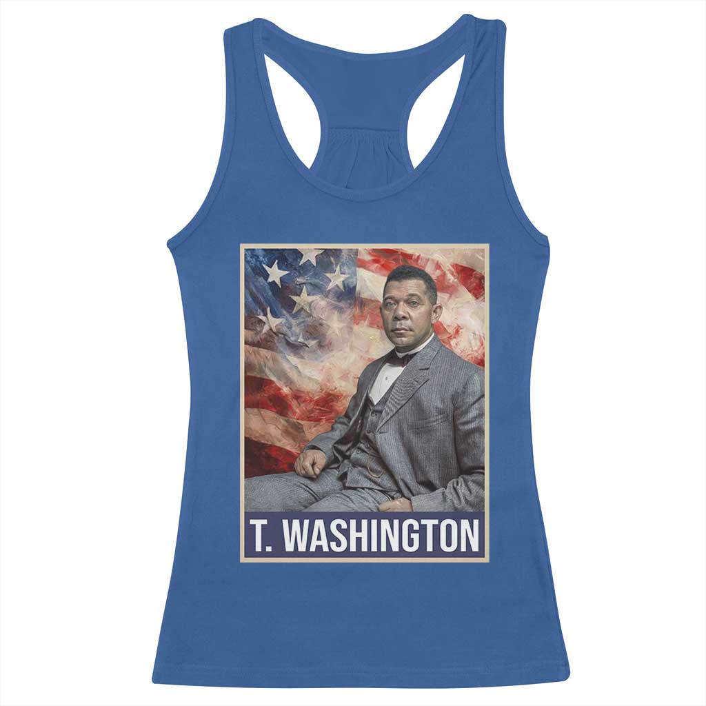 Booker Taliaferro Washington Racerback Tank Top African American Educator Black History Month