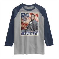 Booker Taliaferro Washington Raglan Shirt African American Educator Black History Month