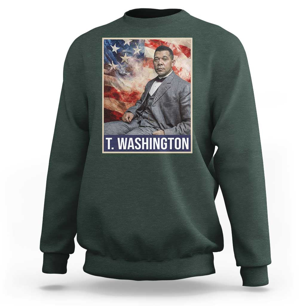 Booker Taliaferro Washington Sweatshirt African American Educator Black History Month