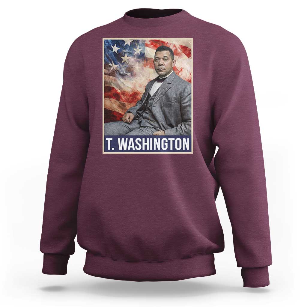 Booker Taliaferro Washington Sweatshirt African American Educator Black History Month