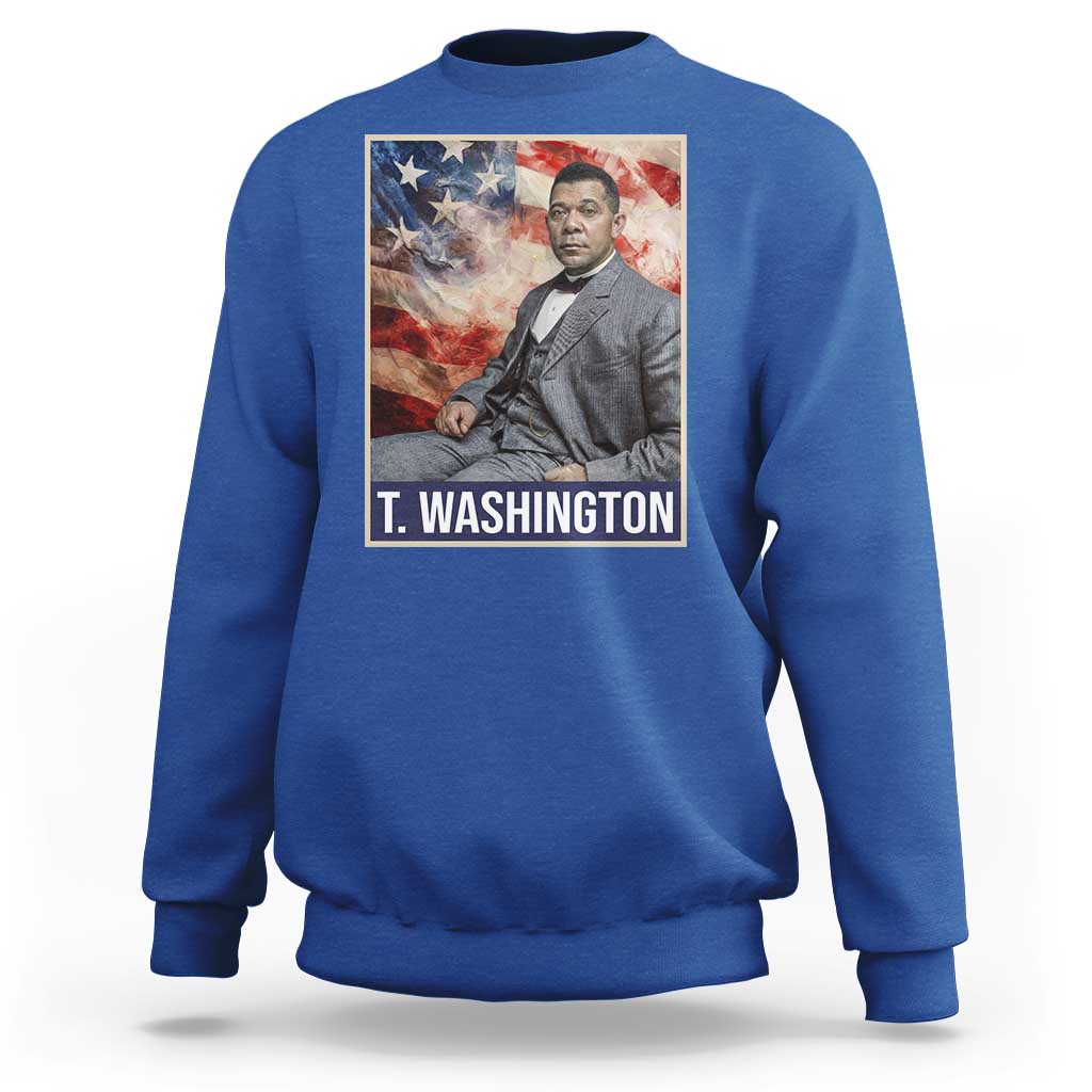 Booker Taliaferro Washington Sweatshirt African American Educator Black History Month