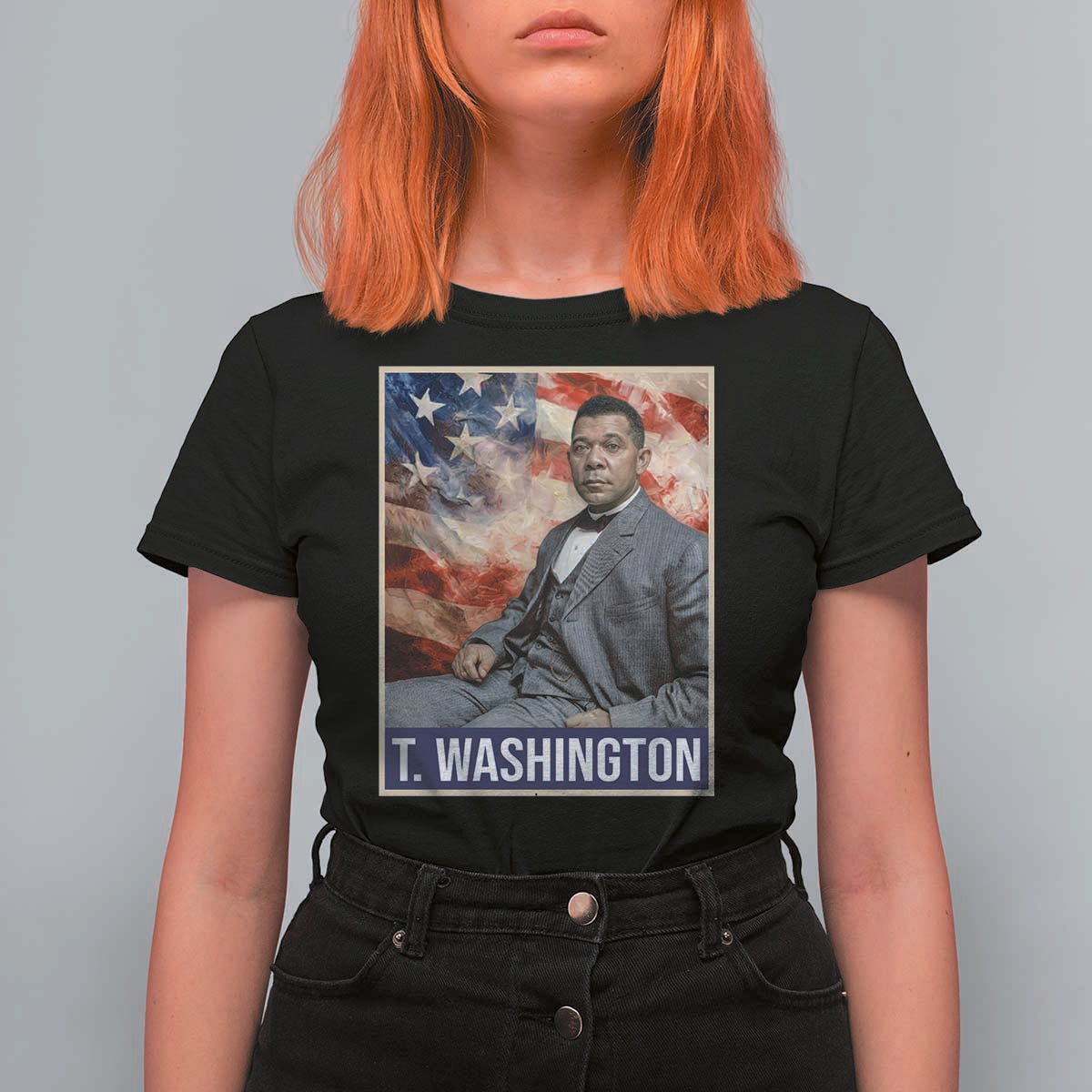 Booker Taliaferro Washington T Shirt For Women African American Educator Black History Month