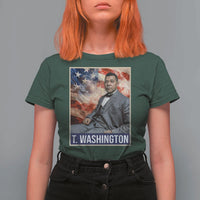 Booker Taliaferro Washington T Shirt For Women African American Educator Black History Month