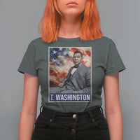 Booker Taliaferro Washington T Shirt For Women African American Educator Black History Month
