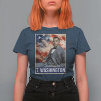 Booker Taliaferro Washington T Shirt For Women African American Educator Black History Month