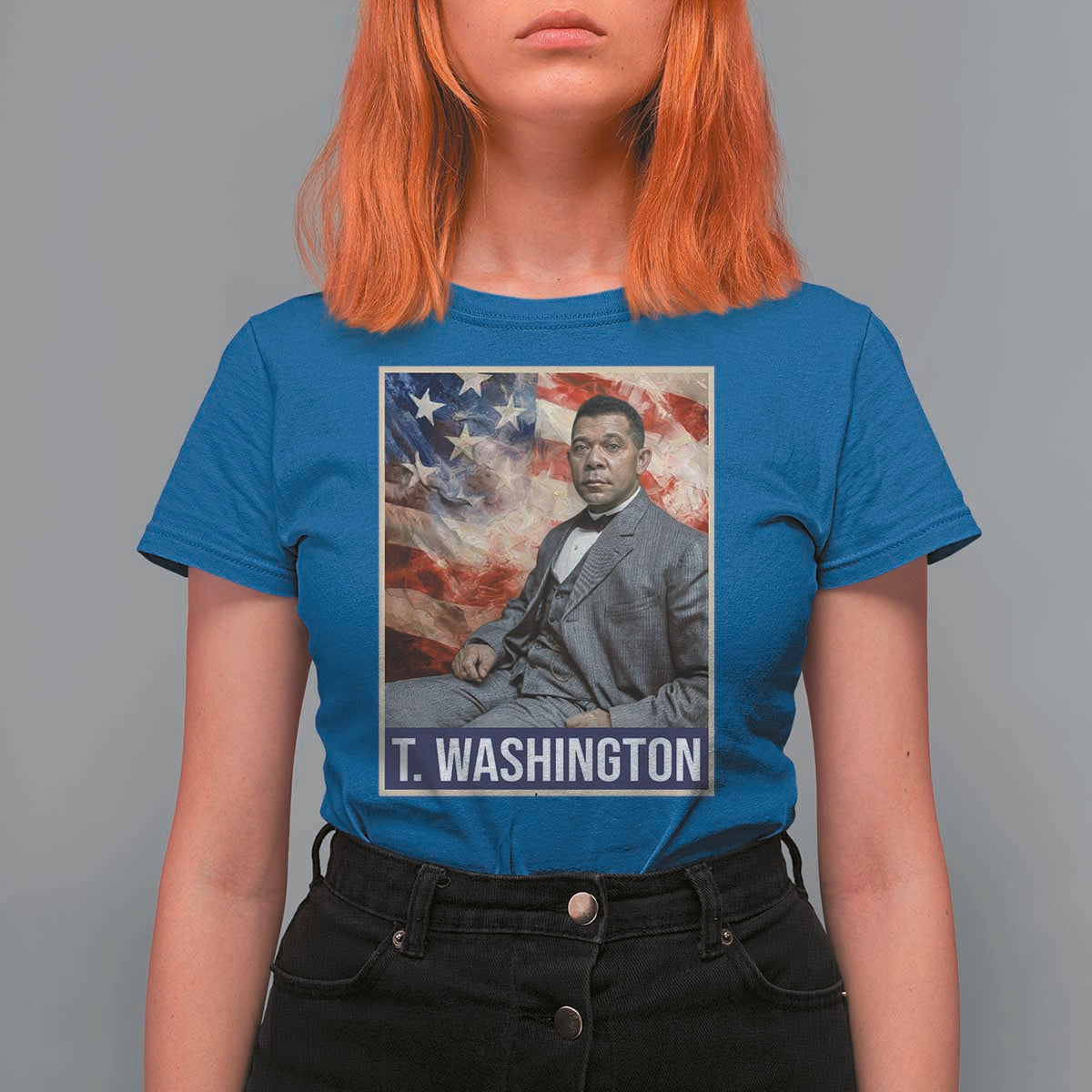 Booker Taliaferro Washington T Shirt For Women African American Educator Black History Month