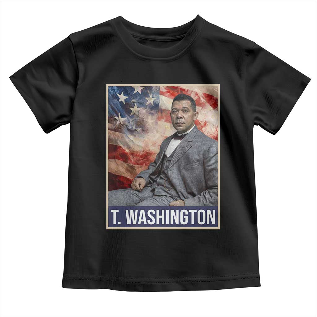 Booker Taliaferro Washington Toddler T Shirt African American Educator Black History Month