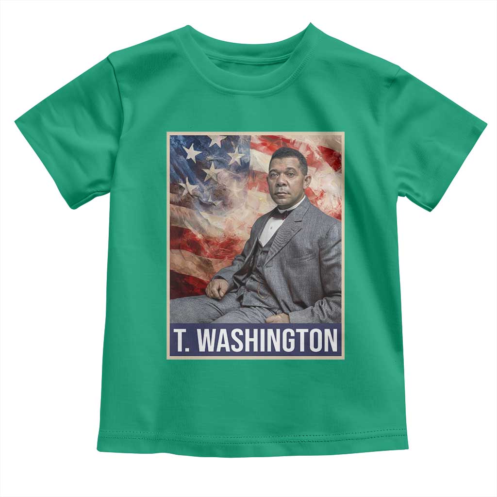 Booker Taliaferro Washington Toddler T Shirt African American Educator Black History Month