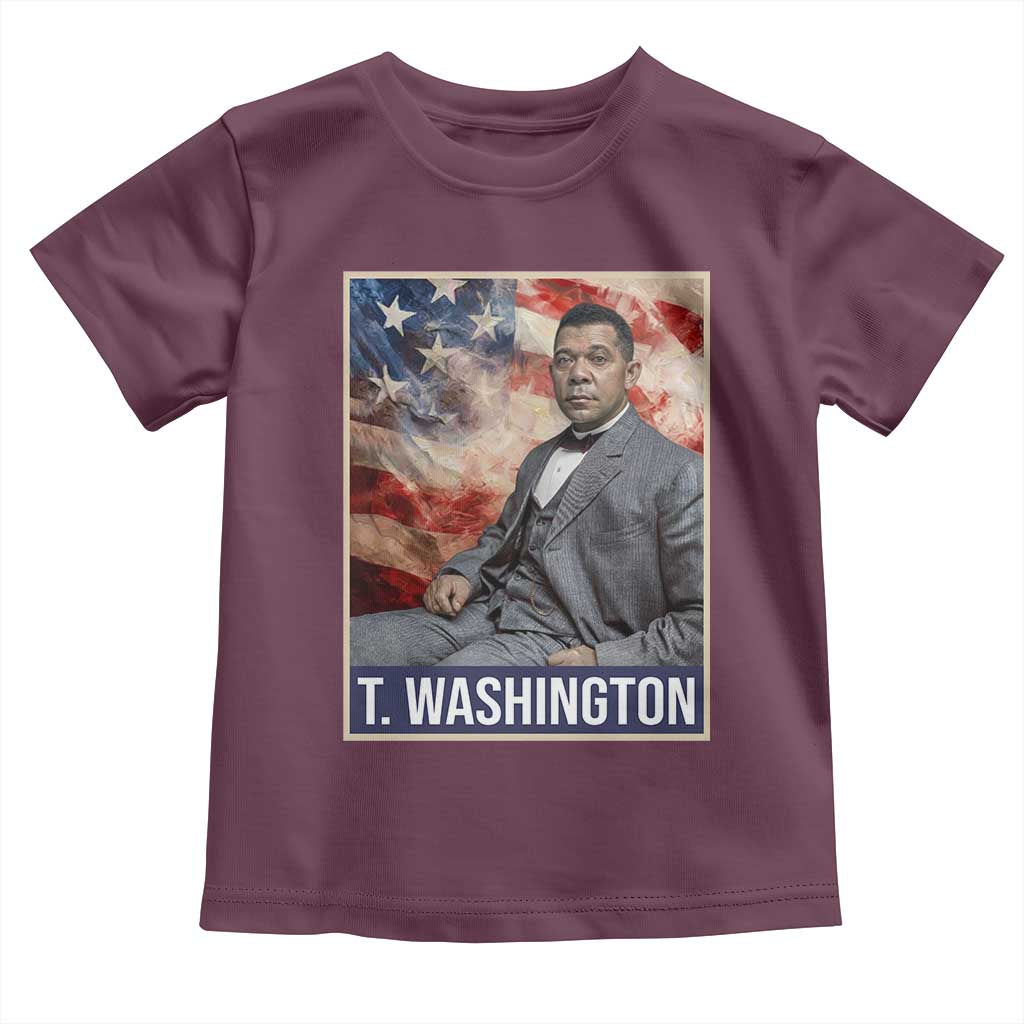 Booker Taliaferro Washington Toddler T Shirt African American Educator Black History Month