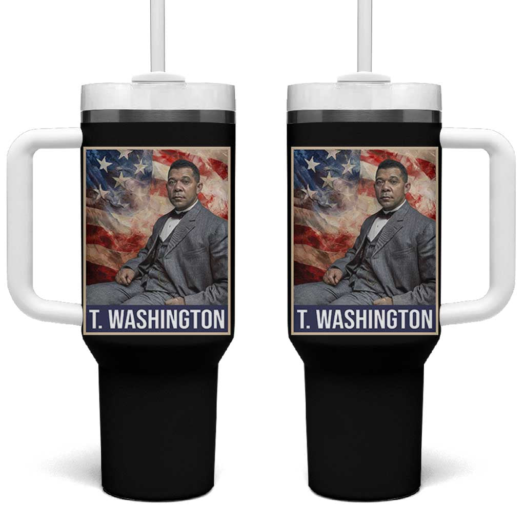 Booker Taliaferro Washington Tumbler With Handle African American Educator Black History Month