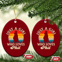 Funny Just A Girl Who Loves Phil Groundhog Ceramic Ornament Punxsy Woodchuck Day Lover - Wonder Print Shop
