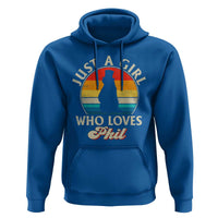 Funny Just A Girl Who Loves Phil Groundhog Hoodie Punxsy Woodchuck Day Lover - Wonder Print Shop