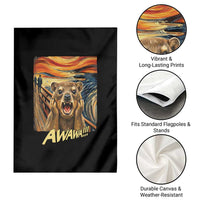Funny Awawa Hyrax Garden Flag The Scream Art Oddly Specific Meme Animal