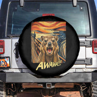 Funny Awawa Hyrax Spare Tire Cover The Scream Art Oddly Specific Meme Animal