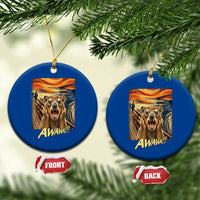 Funny Awawa Hyrax Ceramic Ornament The Scream Art Oddly Specific Meme Animal