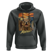 Funny Awawa Hyrax Hoodie The Scream Art Oddly Specific Meme Animal