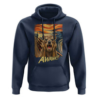 Funny Awawa Hyrax Hoodie The Scream Art Oddly Specific Meme Animal