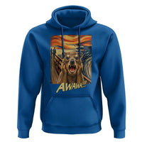 Funny Awawa Hyrax Hoodie The Scream Art Oddly Specific Meme Animal