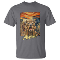 Funny Awawa Hyrax T Shirt The Scream Art Oddly Specific Meme Animal