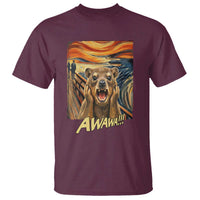 Funny Awawa Hyrax T Shirt The Scream Art Oddly Specific Meme Animal