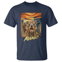 Funny Awawa Hyrax T Shirt The Scream Art Oddly Specific Meme Animal