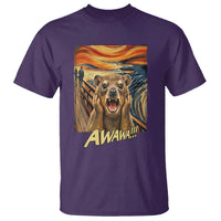 Funny Awawa Hyrax T Shirt The Scream Art Oddly Specific Meme Animal