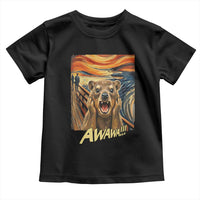 Funny Awawa Hyrax Toddler T Shirt The Scream Art Oddly Specific Meme Animal