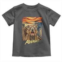 Funny Awawa Hyrax Toddler T Shirt The Scream Art Oddly Specific Meme Animal