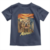Funny Awawa Hyrax Toddler T Shirt The Scream Art Oddly Specific Meme Animal