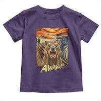 Funny Awawa Hyrax Toddler T Shirt The Scream Art Oddly Specific Meme Animal