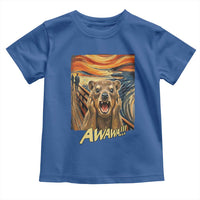 Funny Awawa Hyrax Toddler T Shirt The Scream Art Oddly Specific Meme Animal