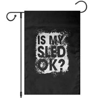 Funny Snowmobile Garden Flag Is My Sled Ok Winter Sport Snowmobile Track - Wonder Print Shop