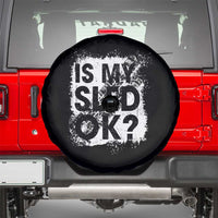 Funny Snowmobile Spare Tire Cover Is My Sled Ok Winter Sport Snowmobile Track - Wonder Print Shop