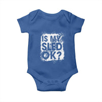 Funny Snowmobile Baby Onesie Is My Sled Ok Winter Sport Snowmobile Track - Wonder Print Shop