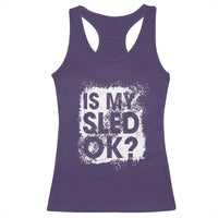 Funny Snowmobile Racerback Tank Top Is My Sled Ok Winter Sport Snowmobile Track - Wonder Print Shop