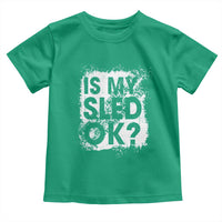 Funny Snowmobile Toddler T Shirt Is My Sled Ok Winter Sport Snowmobile Track - Wonder Print Shop